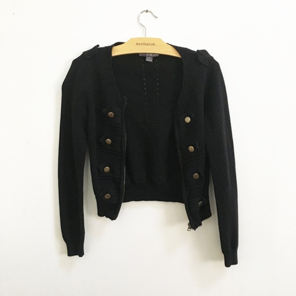 Cyber mon deal$ Cute Zip Up Sweater with Buttons - Picture 2 of 3